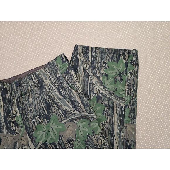 Winchester Camo Pants Mens Size XL Green Rebark Camouflage Cargo Snap Pockets - Picture 2 of 14